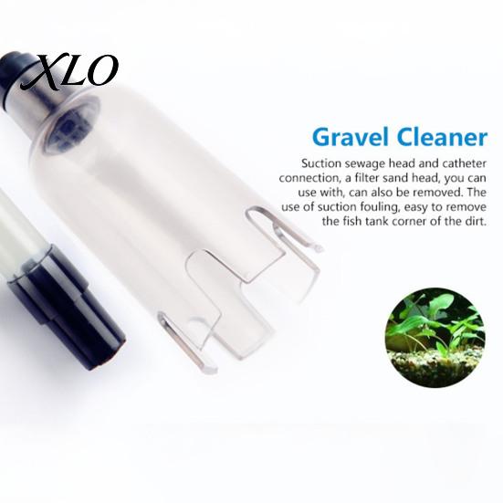 Aquarium Vacuum Cleaner Electric Gravel Cleaner, Cordless Fish Tank with Adjustable Length, Battery Operated Siphon Pump Water Filter for Efficient