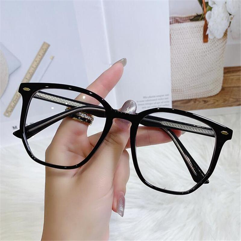 

Matte Black Frame Polygon Myopia Eyeglasses Finished Women Men TR90 Student Prescription Spectacles Diopter 0 -1.0 -1.5 To -6.0 0