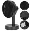 Desk Fan USB Charging 3 Speeds Strong Airflow 90 Degree Head Shaking 4 Timeing Modes Desktop Small F
