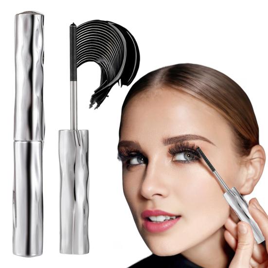 1/2Pcs 4g Women Mascara Waterproof Long Lasting Non-smudged Fast Dry Lengthening Thickening Curling Eyelashes Cream Eye Makeup Tool