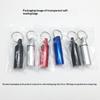 Aluminum Alloy Pill Case Keychain Waterproof Sealed Design Multiple Color Options Perfect For Outdoor Use Daily Pill Storage