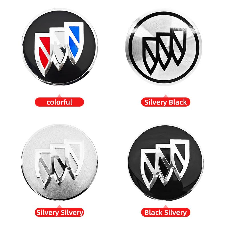 4pcs 56mm 60mm 65mm Car Wheel Center Hub Cap Rim Cover Stickers For Buick GL8 Park Avenue Encore LaCrosse Regal Excelle GT XT