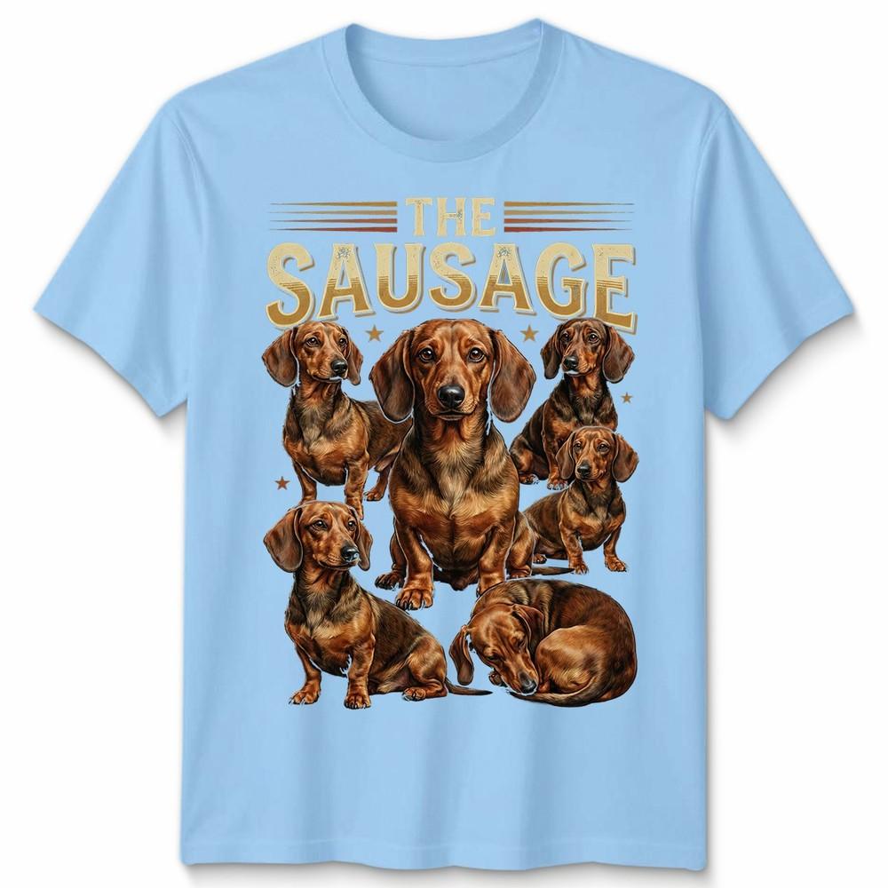 Dachshund Dog Unisexs Unisexs T Shirt Vintage 90s Retro Sausage Dog Pet Unisex Tee S