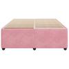 Pink Bed Frame 140 x 200 cm Velvet