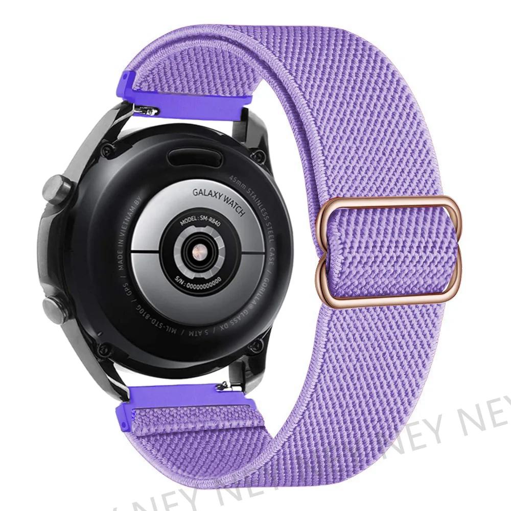 Elastic Shiny strap For Samsung Galaxy Watch 6/5/pro/3/4/classic/Active 2 20mm/22mm Bohemian Pride bracelet Huawei GT 3-2-e band