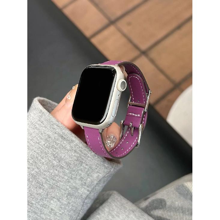 

New Fashionable retro soft leather band For Apple Watch women 44mm 40 45 41 49 42 38 Series 11 10 9 8 SE 7 6 5 4 3 Strap 38mm40mm41mm