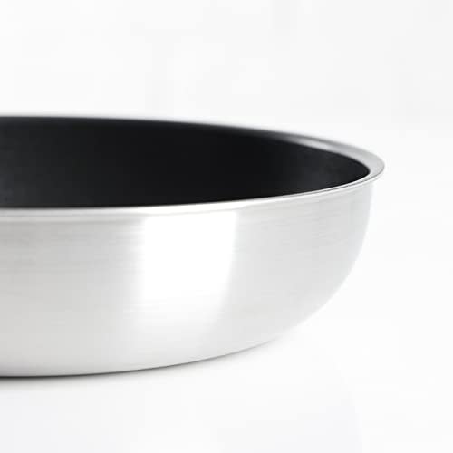 Pearl Metal Frying Pan, 16cm, Induction Compatible, Double-Layered Steel with Diamond Coating, Lightweight and Durable, Fast Cook, HB-6741