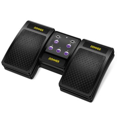 Donner Tablet Sayfa Çevirici Kablosuz Sayfa Çevirici Notaları Çevirme Pedalı Eller Serbest (Siyah)