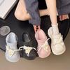 Fashion Slippers Casual Flat Shoes Female Slides Cover Toe Luxury Soft Scandals Leisure Cover Toe Slippers Casual Flat Shoes Female Slid