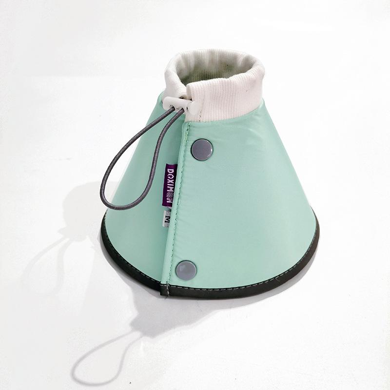 Soft Foldable Pet Recovery Collar Adjustable Anti-Lick Elizabethan Cone for Cats Dogs