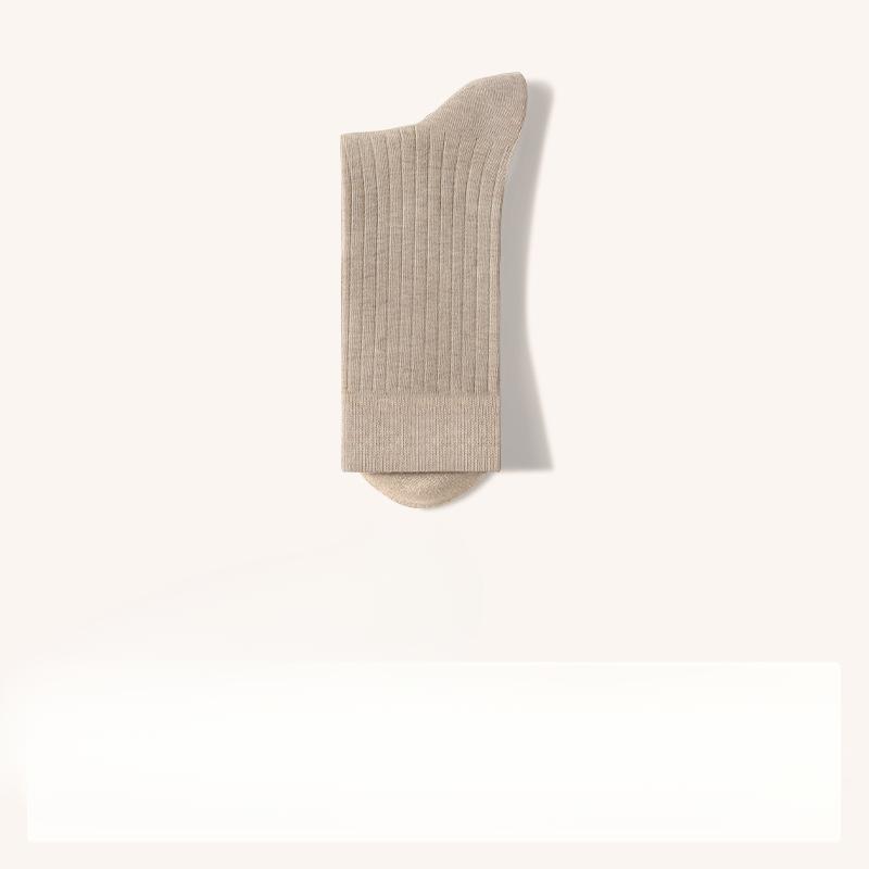 Men's Spring and Autumn Pure Cotton Deodorant Sweat Absorbing Student Tube Socks