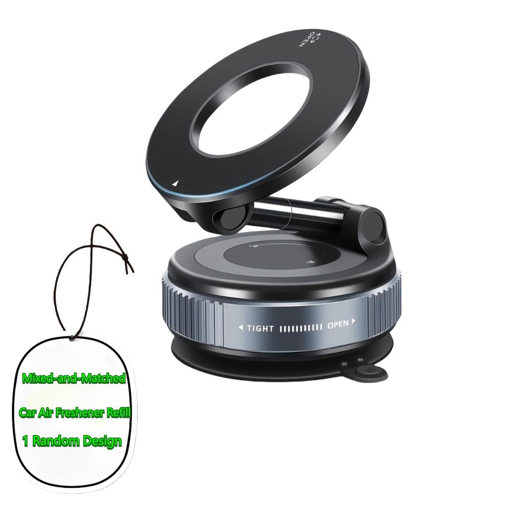360° Adjustable Magnetic Phone Holder, Suitable for Car Desktop Use, Compatible with iPhone 16/15/14/12 Series, Portable Foldable Car Mount