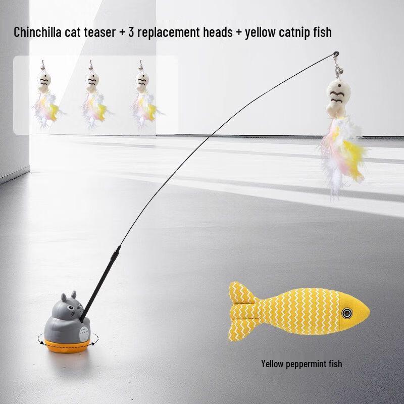 Zhuo Mingshu Long Rod Cat Teaser Toy