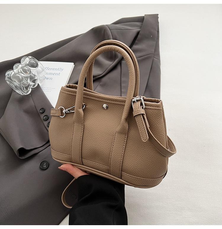 Korean portable bucket bag women's spring 2025 new trendy fashion small tote bag super popular shoulder messenger bag