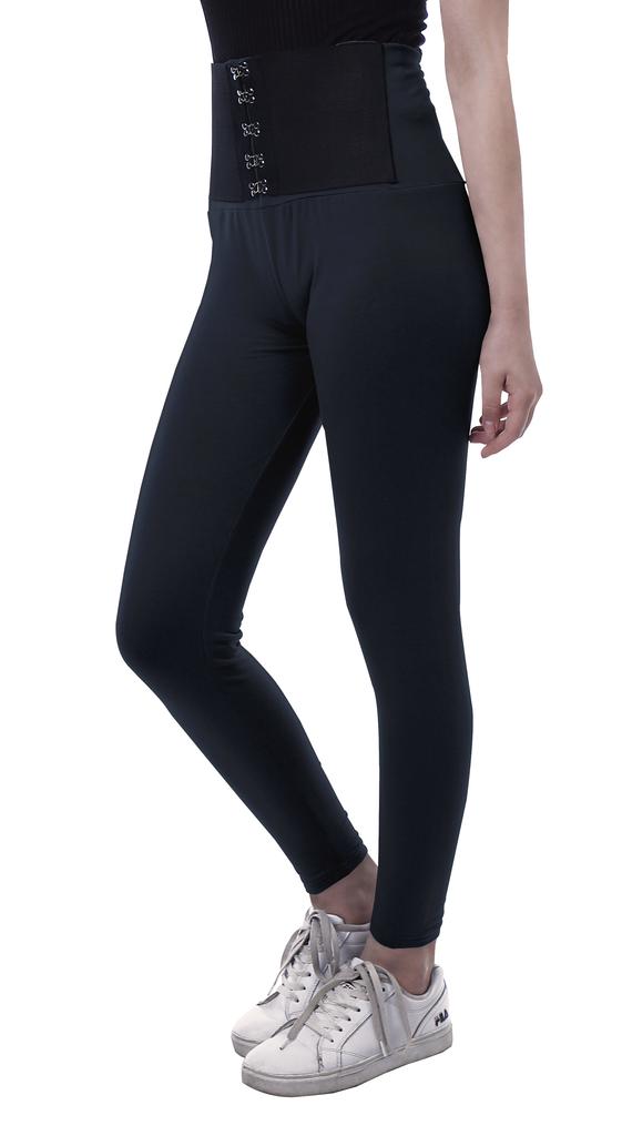 Moomaya High Waisted Yoga Pants For Women Corset Style Trendy Workout