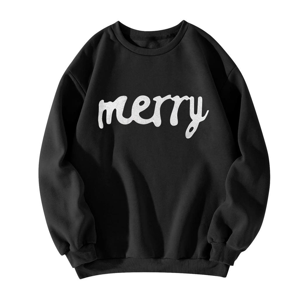 Women  Tops Women's Long Sleeve Sweatshirt Casual Crewneck Loose Fit Pollover Fleece Tops