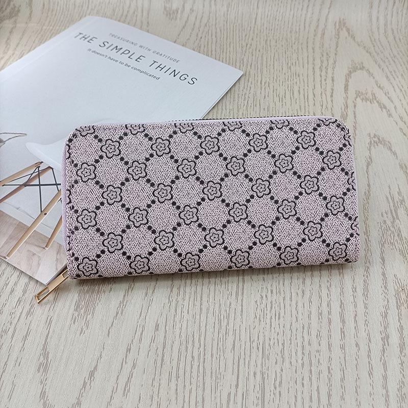 European & American Fashion Large Capacity Zipper Clutch Wallet - Multi-Card Slot, Simple, High-End Design