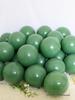 10-inch Thickened Avocado Green Forest Matte Round Latex Balloons - Retro Opening Décor