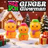 Nuovo Schylling Needoh Ginger Glowman Sensoriale Nice-Sicle Sollievo dallo Stress Cubo Morbido Oggetto da Spremere Anti-Ansia Per la Concentrazione ADHD