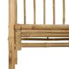 Garden Arch with Bench Natural 115 X 50 X 205 Cm Bamboo