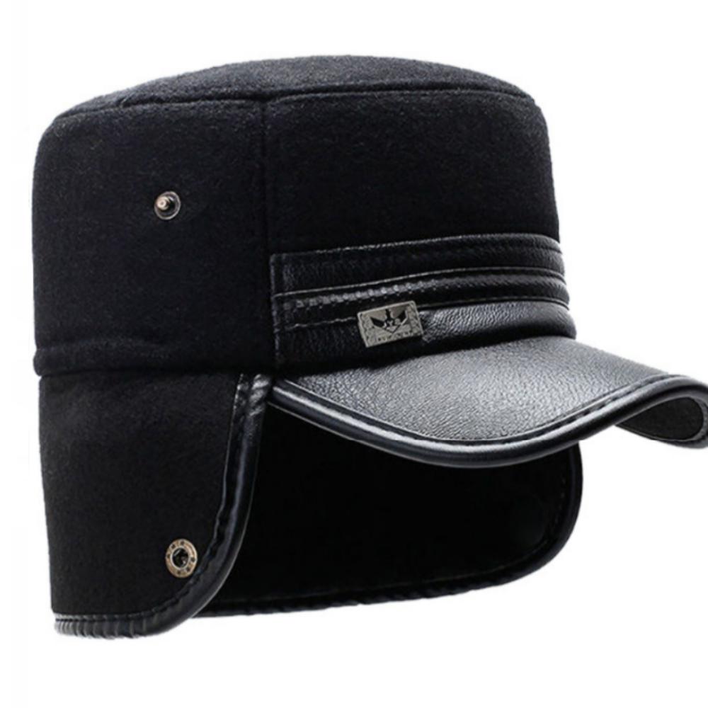 Winter Hat for Man with Ear Cover