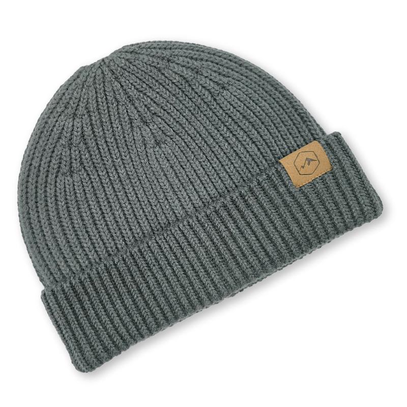 Recycled Acrylic Knit Short Cuff Trawler Winter Watch Cap Docker Hat Fisherman Beanie