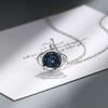 Blue Planet Women's Pendant Clavicle Chain Light Luxury Gift Jewelry Accessories Necklace (40 Cm + 3.5 Cm)