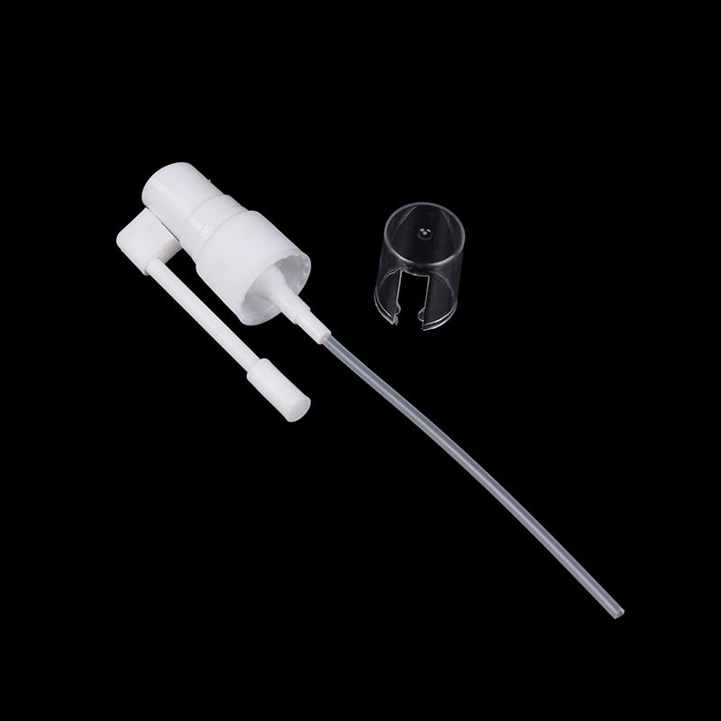 18/20 White Plastic Nasal Oral Spray Bottle Head Nozzle 360 Degree Rotating Elephant Trunk Mist Sprayer For Bottle