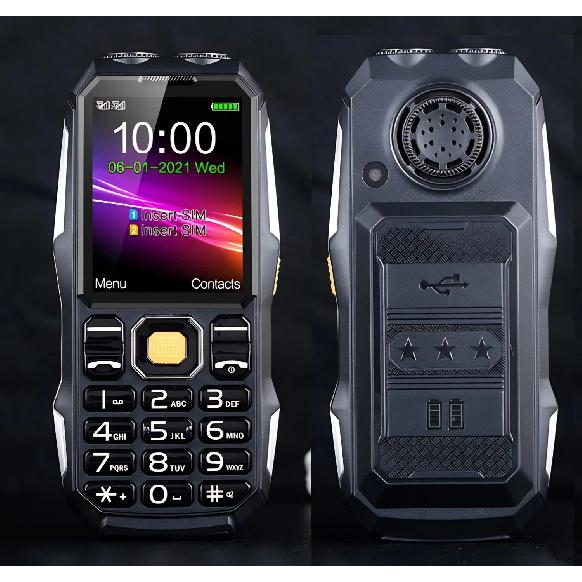 Unlocked Shockproof Senior Phone Big Battery Powerbank Large Key Durable 3 Sims Loud Voice Speed Dial Strong Torch For Elderly