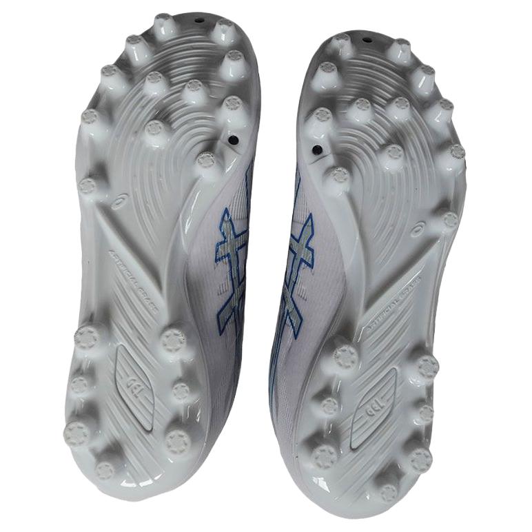 Asics DS LIGHT ACROS PRO 3 Abrasion Resistant Soccer Shoes Unisex White Blue 1103A130-100