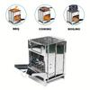 Portable Folding Stainless Steel Charcoal Stove Lightweight Wood Burning Camp BBQ Grill For Outdoor Cooking