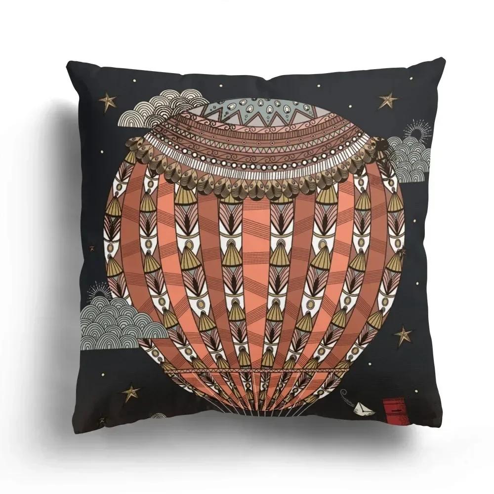 

Роскошный Декор для Дома Наволочка для Подушки Гостиная Диван Чехол для Подушки Мультяшное Животное Зебра Медведь Узор Чехол для Подушки 66x66cm бордовый