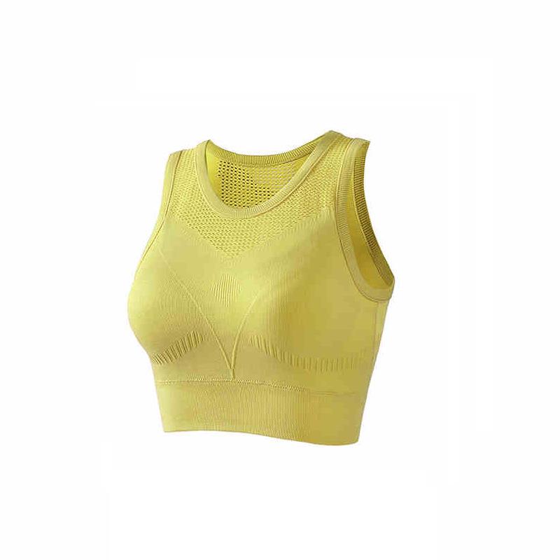 JOOMON High-End Women's Breathable Mesh Yoga Vest and Sports Bra