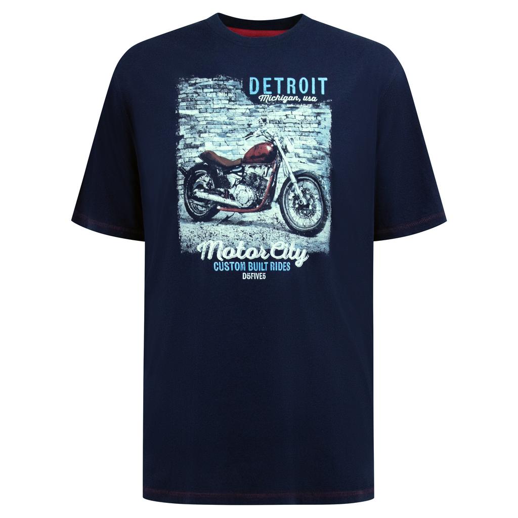 Duke Mens D555 Knowle Detroit Bike T-Shirt
