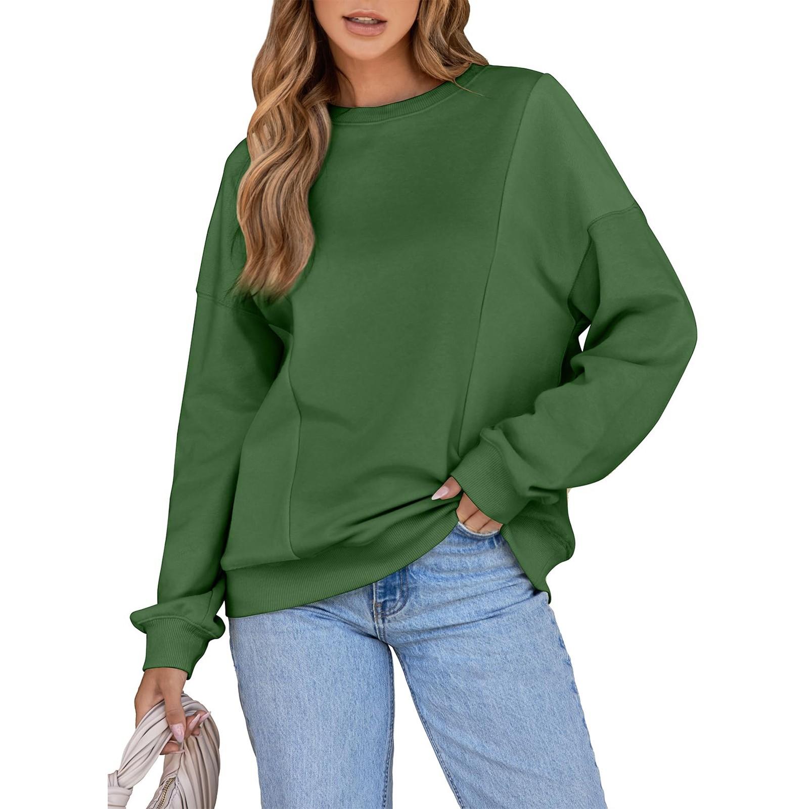 

Женские толстовки большого размера, флисовые толстовки, свитера с длинными рукавами, пуловер, осенняя одежда XS розовый