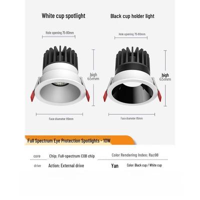 OEING Downlight LED a Spettro Completo per la Protezione degli Occhi