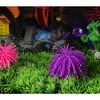 Cosmos Artificial Sea Anemone Ornaments Aquarium Fish Tank Decorations, 5 Pcs In Assorted Colors