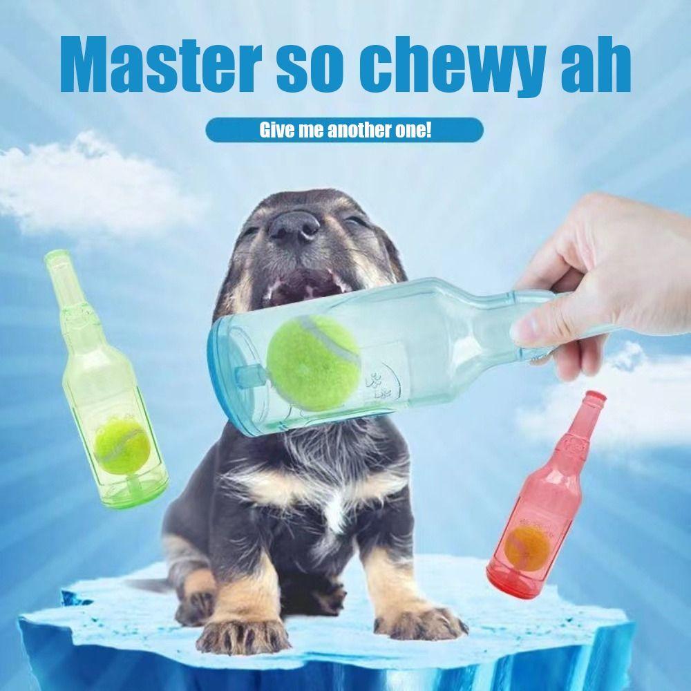 Plastic Crunchnplay Bottle Toy Creative Bottle Chew Toys New Dog Water Bottle Toy for Dogs