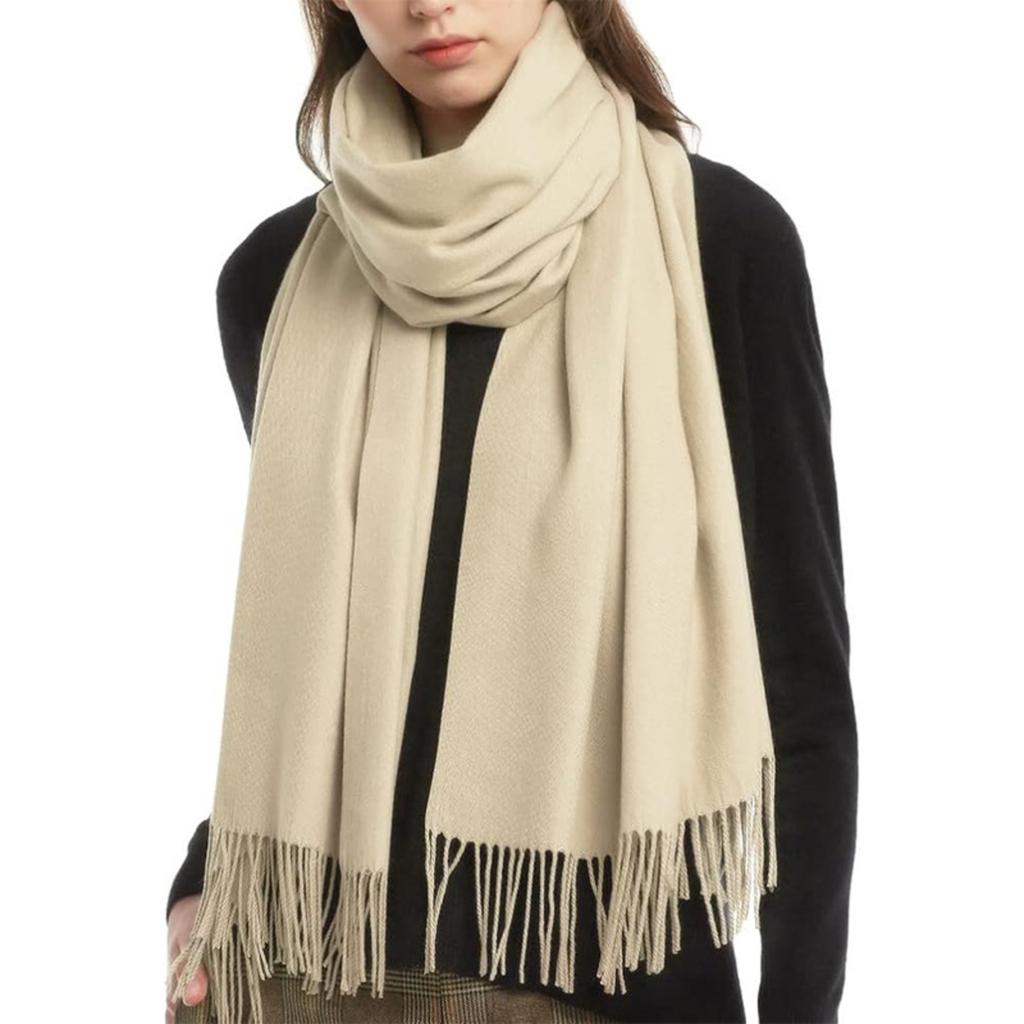 Winter Tassel Cashmere Scarf Shawl -purpose Thick Warm Neckband