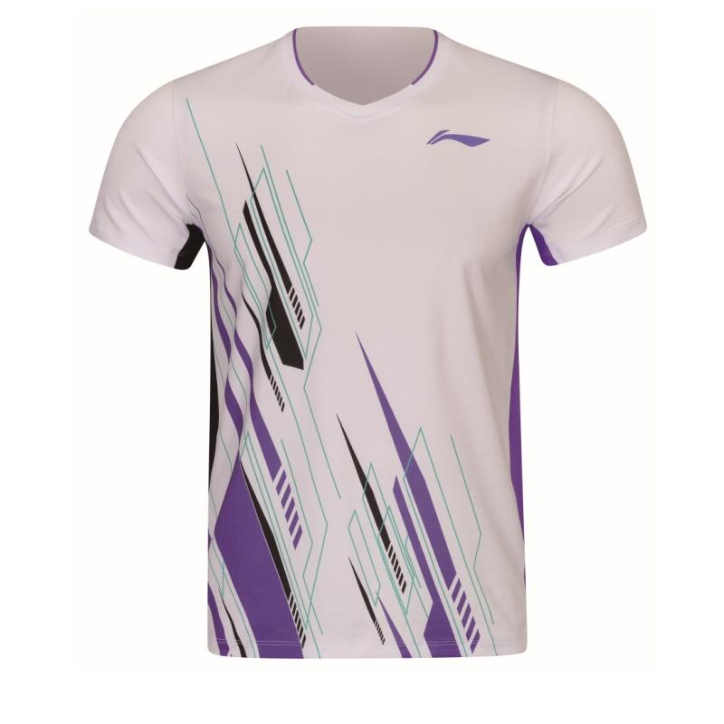 Li Ning Badminton Collection Badminton Jersey Unisex White AAYW057-2 2XL