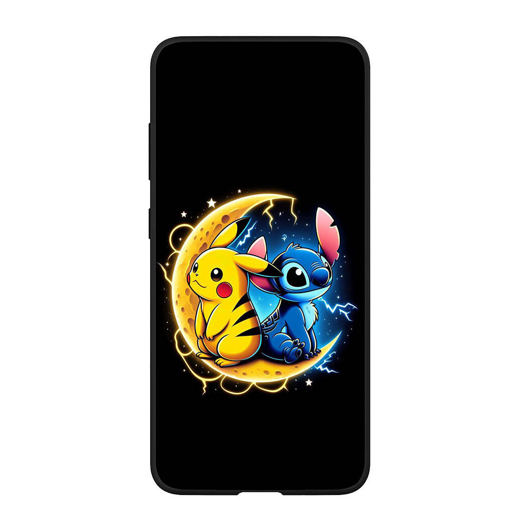 Handyhülle für Samsung Galaxy S25 S23 S22 S24 Ultra FE Plus A05 A06 A15 A16 A36 A37 A35 A52 A54 A55 A56 A57 A25 A53 A17 Anime Pokemon GO Pikachu Hülle
