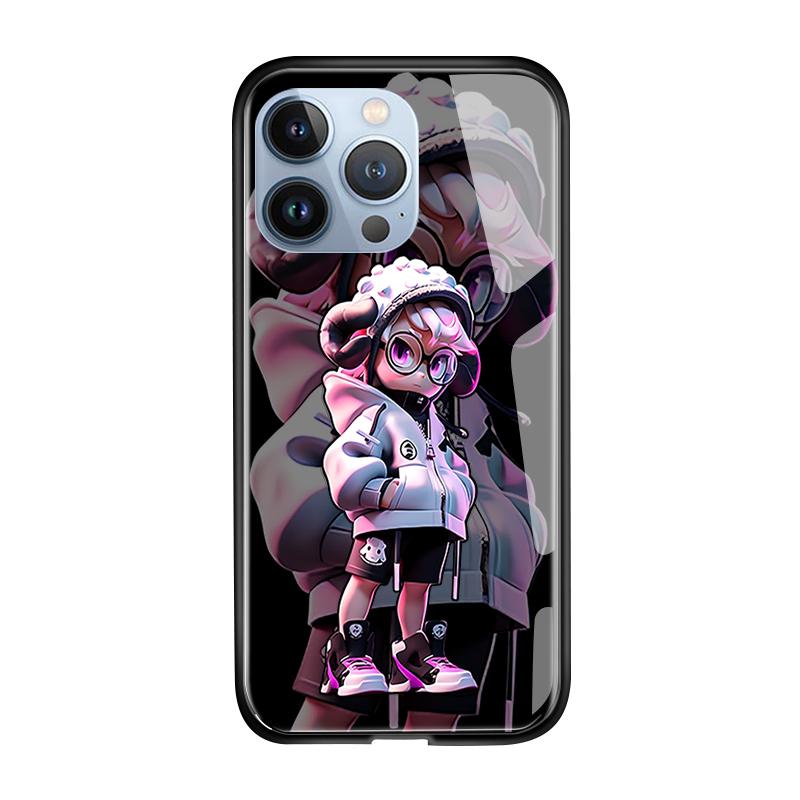 Tempered Glass Phone Case For Samsung A06 A12 A16 A22 A32 A34 A53 A56 S20FE S23 S25 iPhone 11 12 13 14 15 16 17 Soft Edge Shockproof Smooth Shell