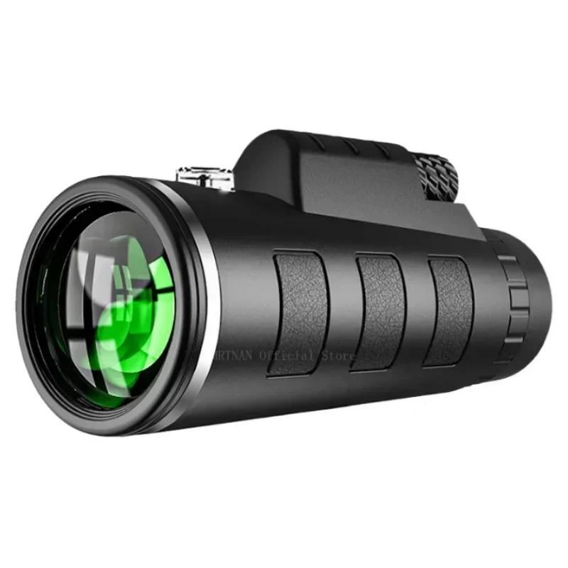 

Professional 40x60 Monocular Telescope Low Night Vision Powerful Binoculars Zoom with Smartphone Hunting Camping