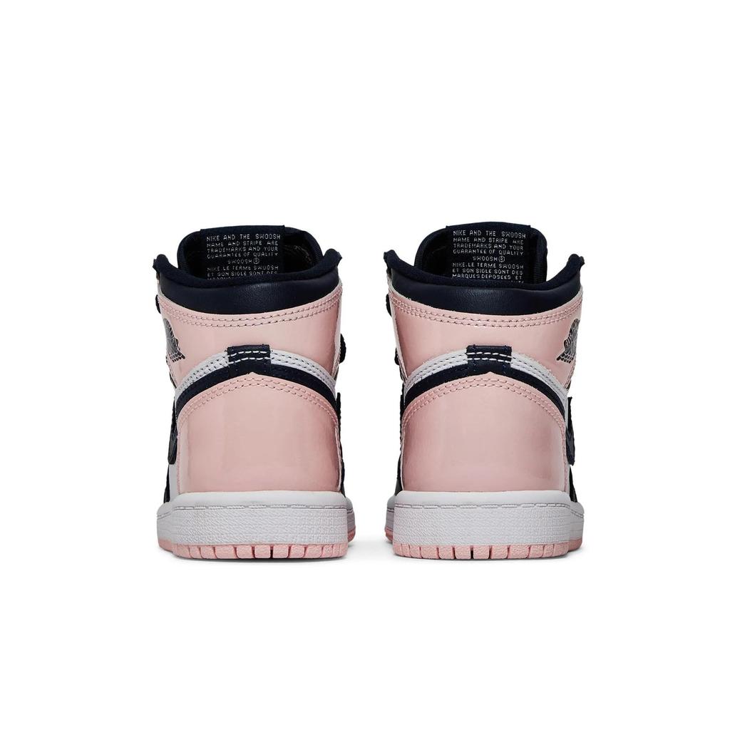 Air Jordan 1 Retro High OG SE PreSchool 'Bubble Gum' (Unisex) Atmosphere / White / Laser Pink / Obsidian Kids' Basketball Shoes CU0449 641