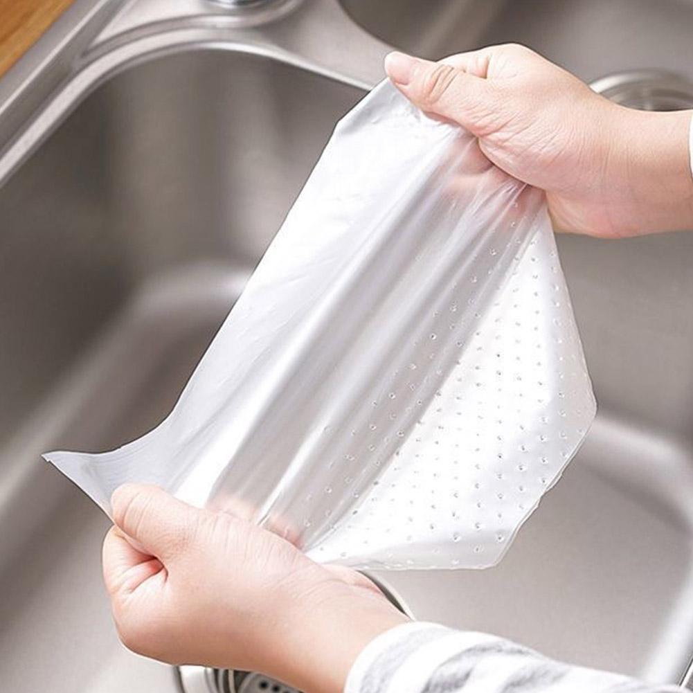30p Self-supporting Sink Drain Garbage Bags Disposable Disposable Waste Pouch For Leftover Bag A1R6