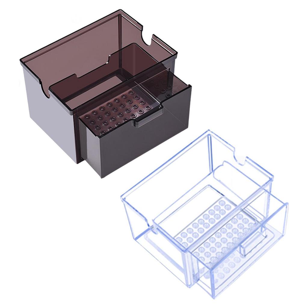 Aquarium Filter Fish Tank Accessory Efficient Hang On Small Easy Installation for Fresh and Salt Water Aquarium Overflow Box