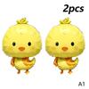 2PCS Cartoon Animal Standing Foil Balloons Long Float Time Thick Aluminum Foil for Wedding Kids Birthday Decor