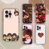 Süße M-monchhichis-s Handyhülle für iPhone 17,16,15,14,13,12,11,Pro,X,Xs,Max,Plus Stoßfeste Hülle