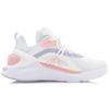 Li Ning Xinhua Shock Absorbing Non-Slip Wear-Resistant Low-Top Sports Casual Shoes Women sneakers White Pink AGLQ058-2