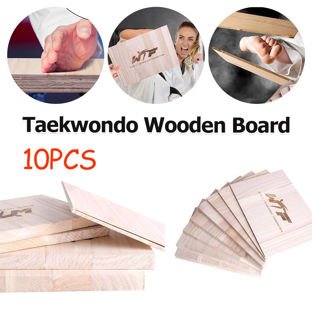 10PCS Karate Testing Boards Taekwondo Break Board Wooden Martial Arts Punching Boards for Karate Martial Arts Training Accessory